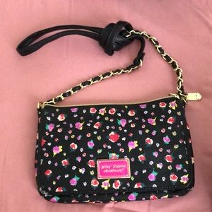 Betsy Johnson floral purse NWOT